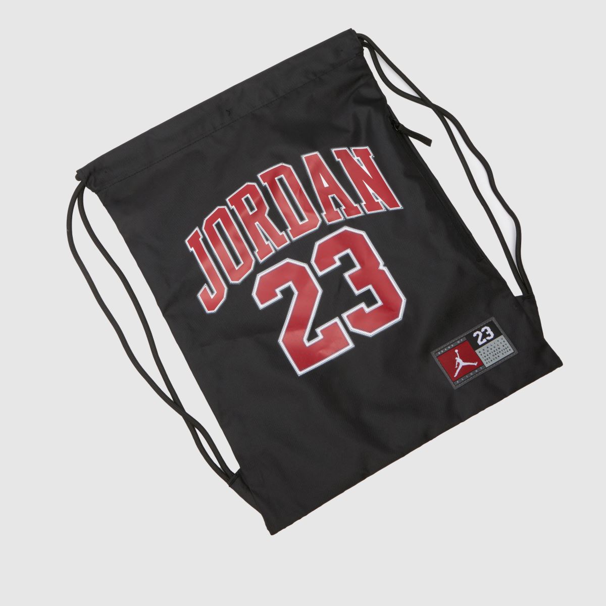 Nike svart & röd Jordan jersey gympåse