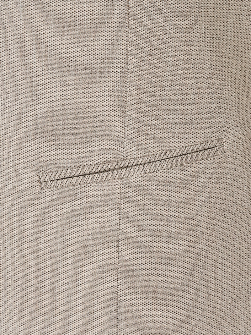 Weste mit Allover-Muster in beige