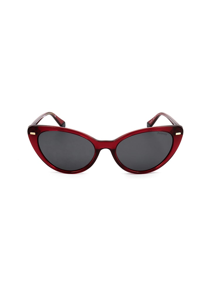 Polaroid Damen-Sonnenbrille in Bordeaux/ Schwarz günstig kaufen 52