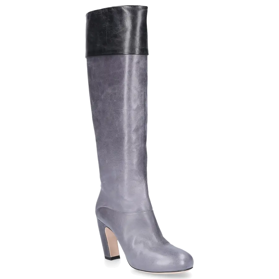 Miu Miu - Stiefel Kalbsleder - grau