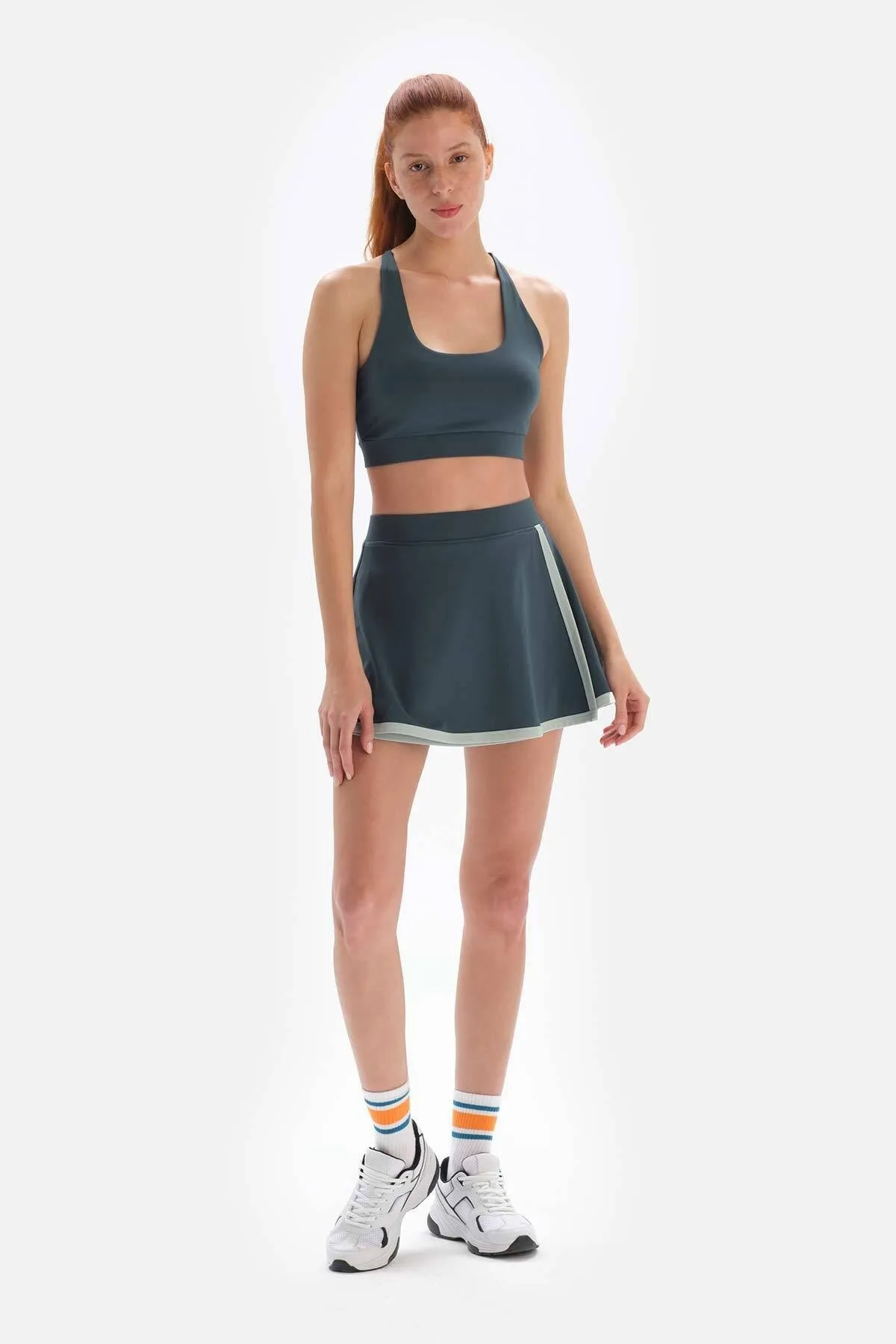 Dagi  Petrol Damen Shorts Rock Wrap