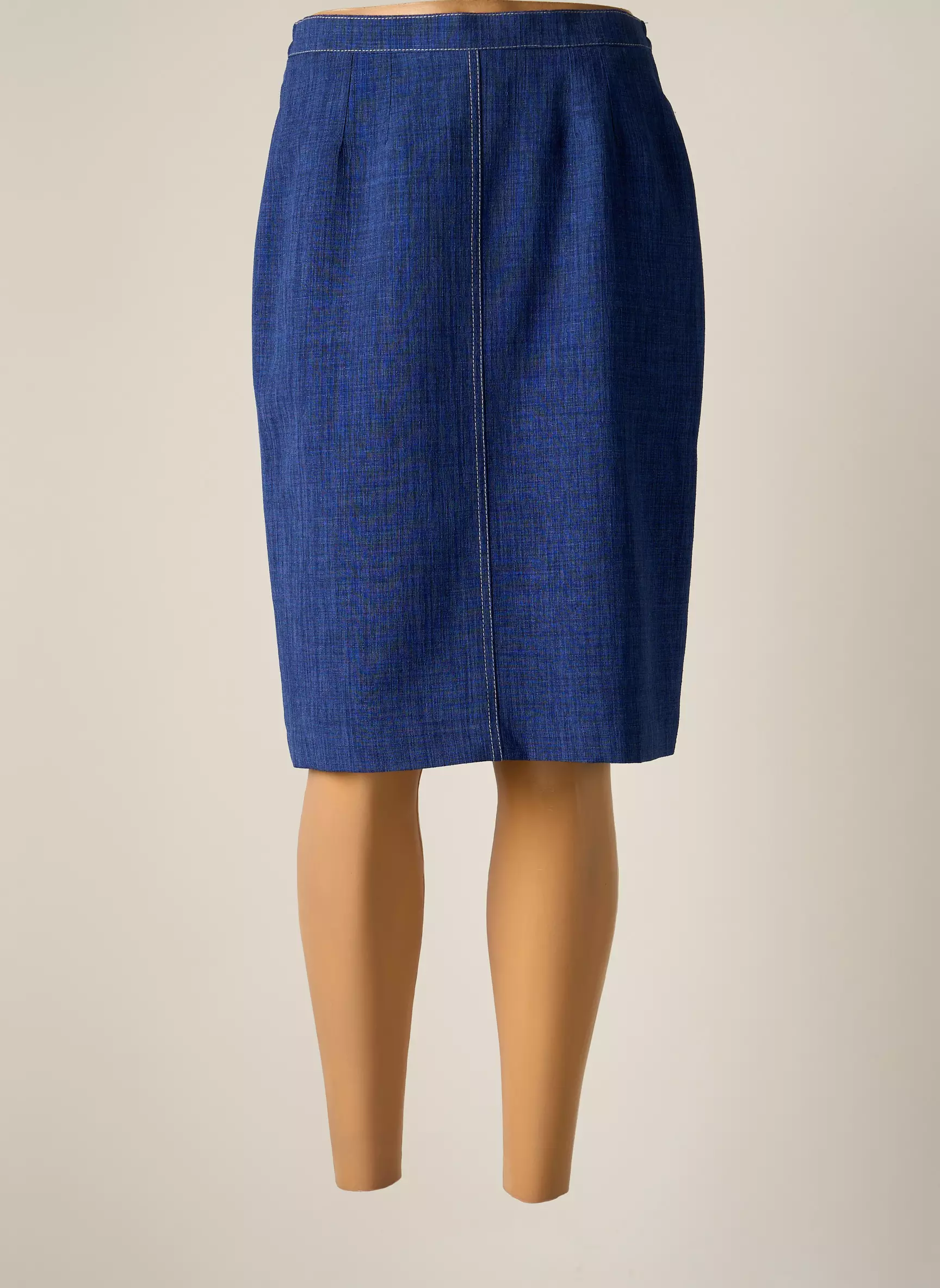Jumfil Jupes Mi Longues Femme couleur bleu