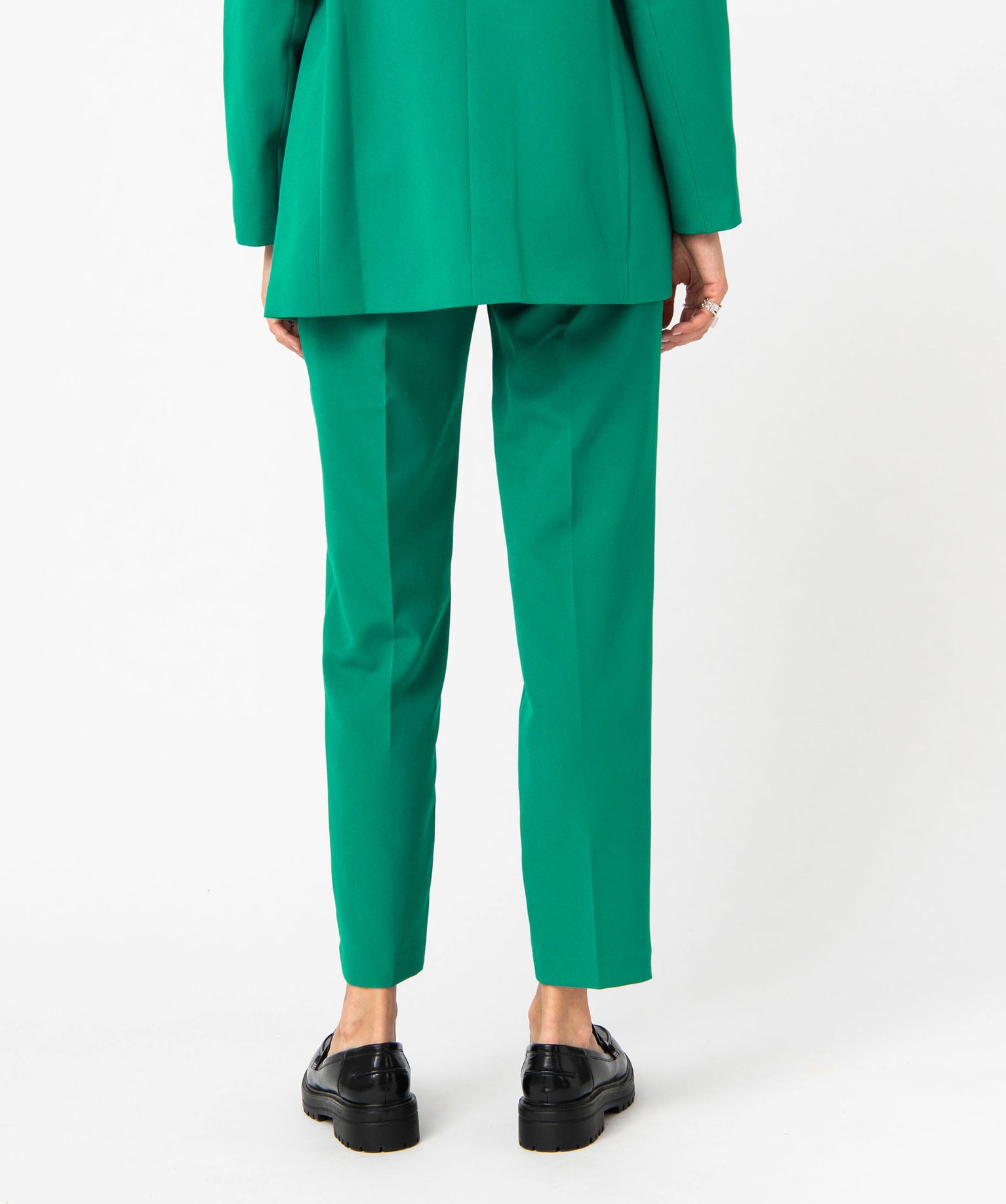 Pantalon de tailleur femme vert | GEMO
