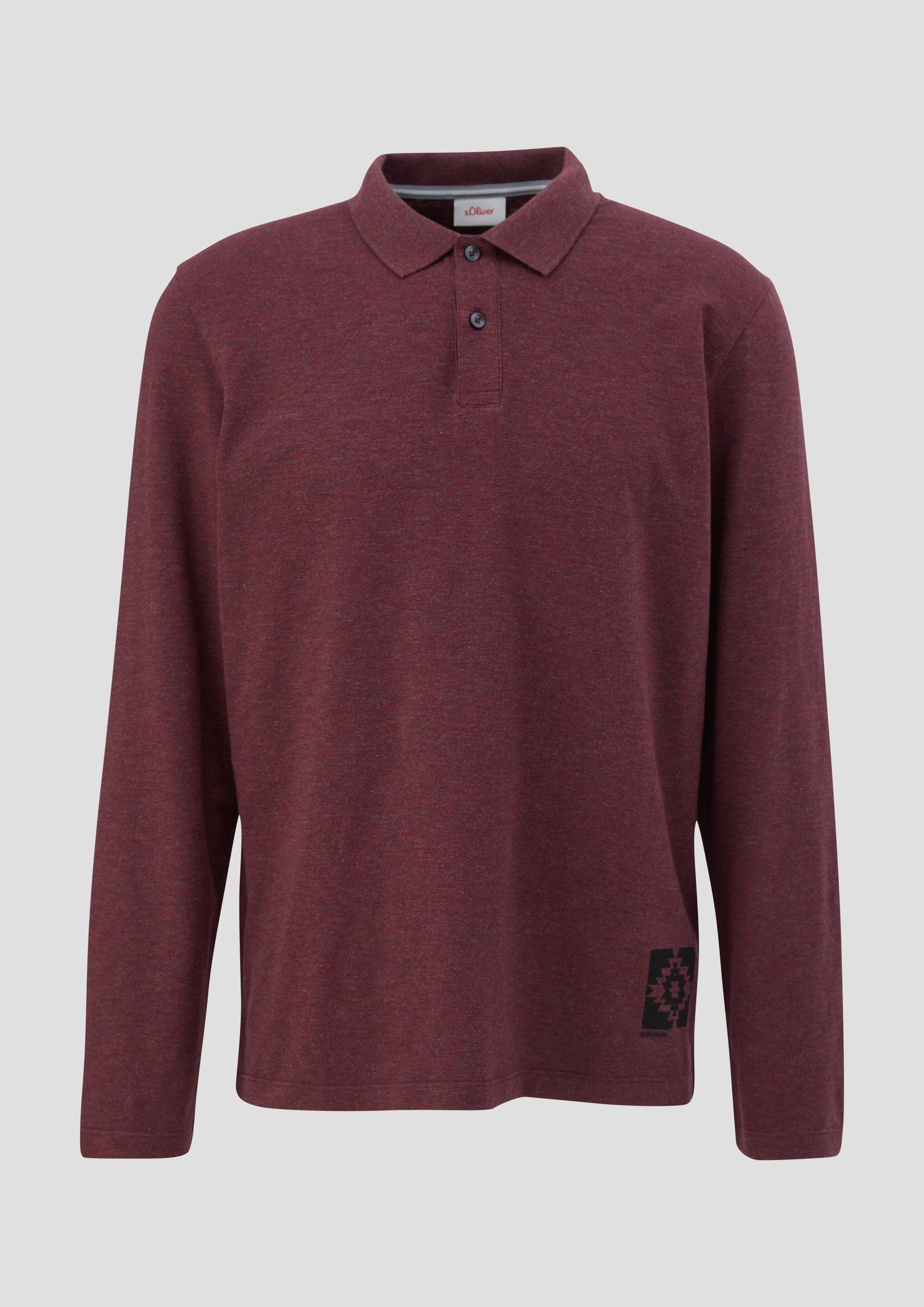 Polo-Shirt mit gummiertem Print-Detail  2138674-39W1