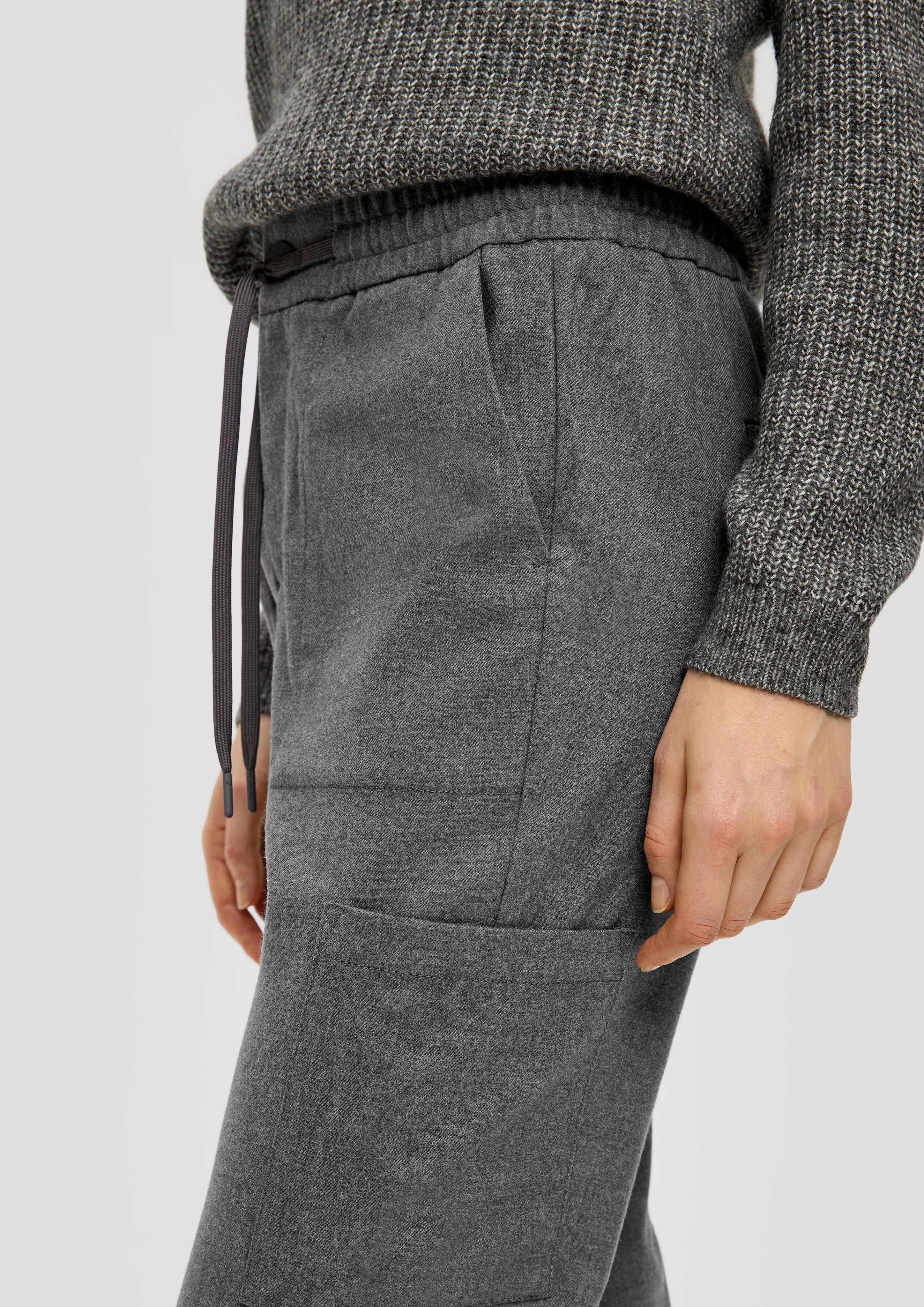 Relaxed: Twill-Hose mit Tapered Leg  2139064-9722
