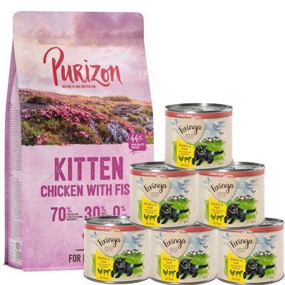 Probierset! Purizon Kitten 400 g und Feringa 6 x 200 g