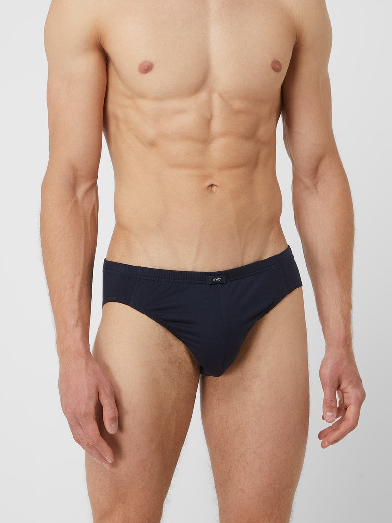 Slip aus Lyocellmischung in schwarz