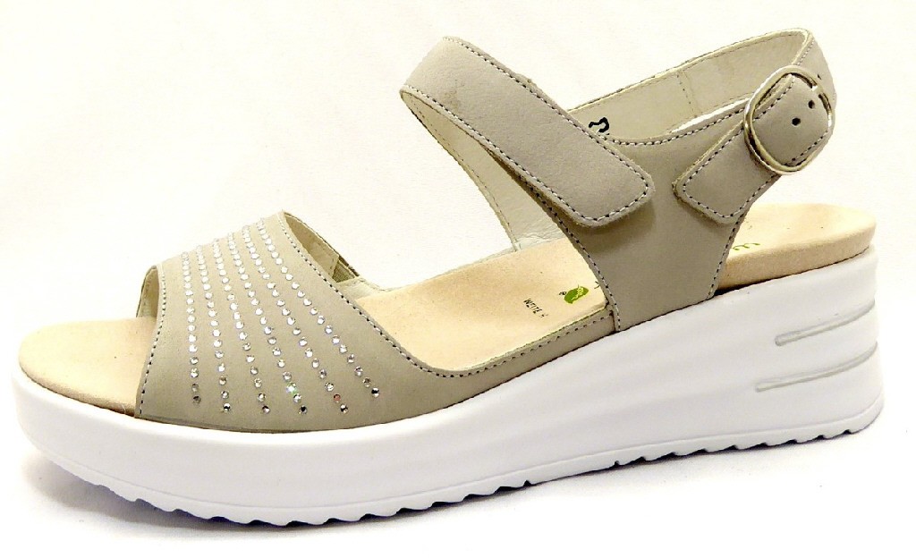 WALDLÄUFER Klassische Sandalen grau