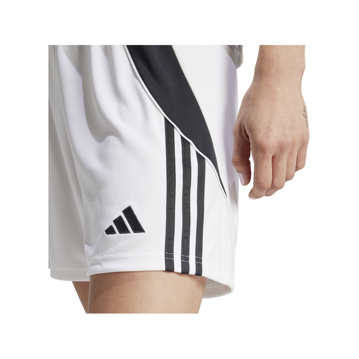 adidas Tiro 24 Short Damen Weiss Schwarz