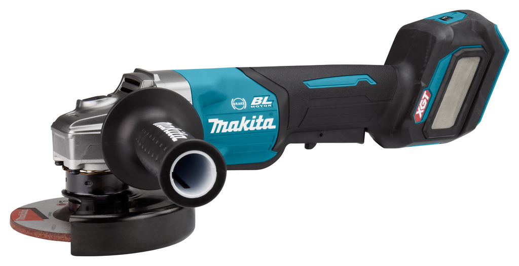 Szlifierka kątowa Makita GA029GU201 XGT 40V Max 125mm z wyłącznikiem bezpieczeństwa 2x 4,0Ah i szybką ładowarką w pudełku Mbox