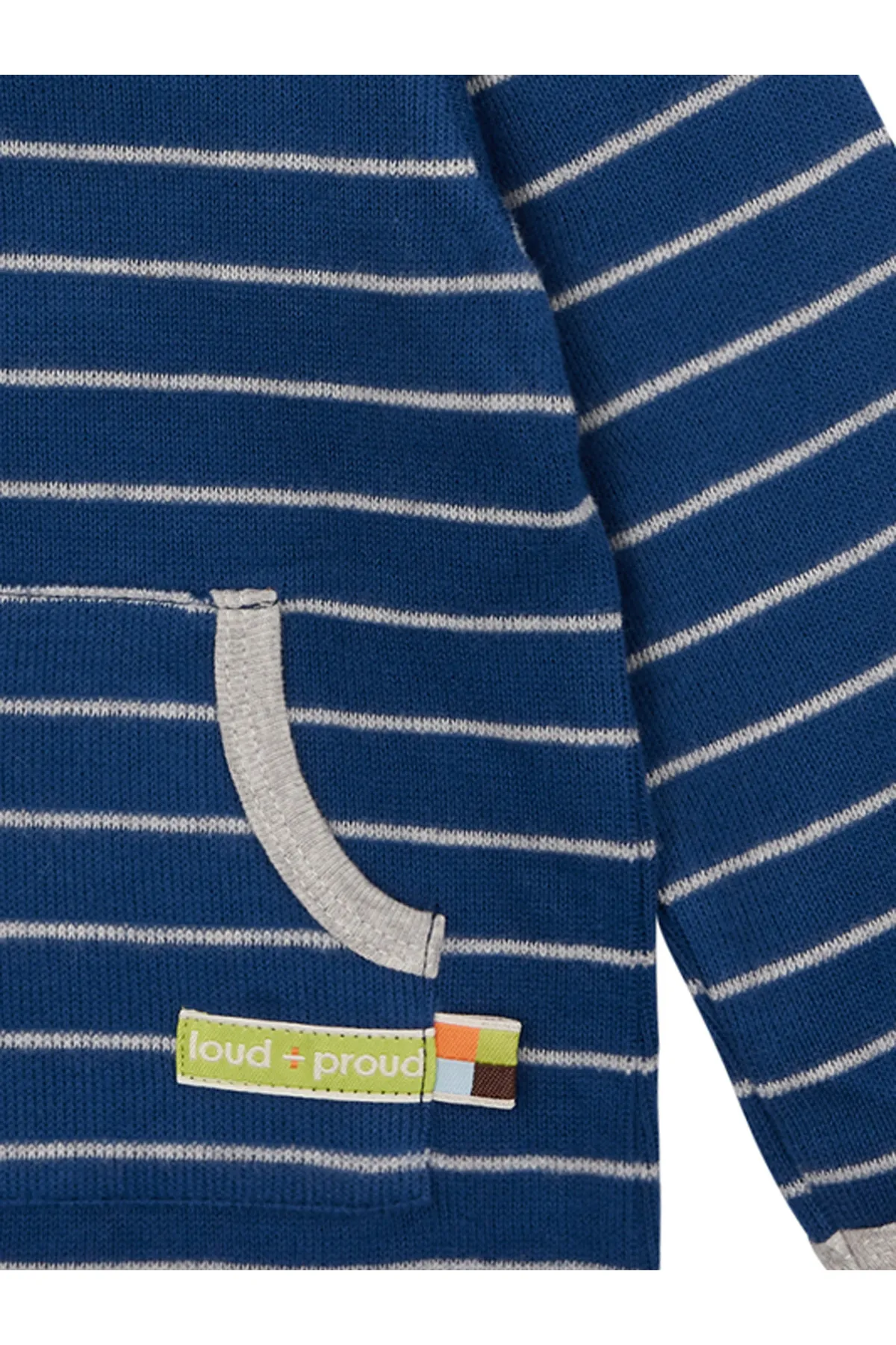 loud + proud  Jacke im Ringel-Look