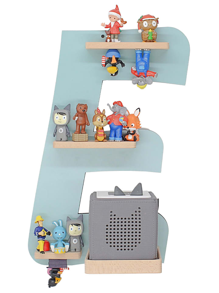 BOARTI Holz Regal Buchstabe E für Toniebox Tonies Figuren in Grün günstig kaufen onesize