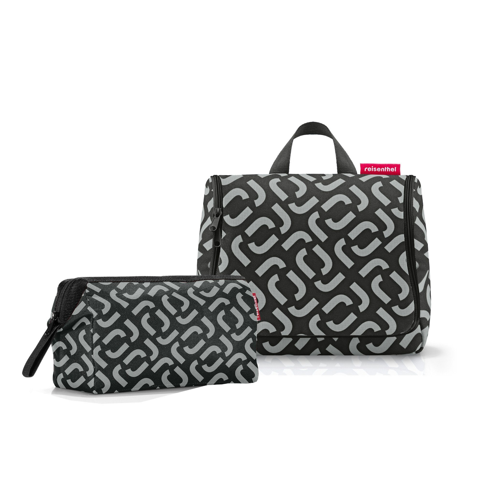 REISENTHEL® Kulturbeutel, Set toiletbag Kulturtasche und travelcosmetic signature black