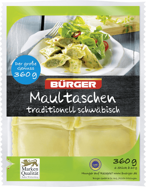 Bürger Maultaschen traditionell schwäbisch