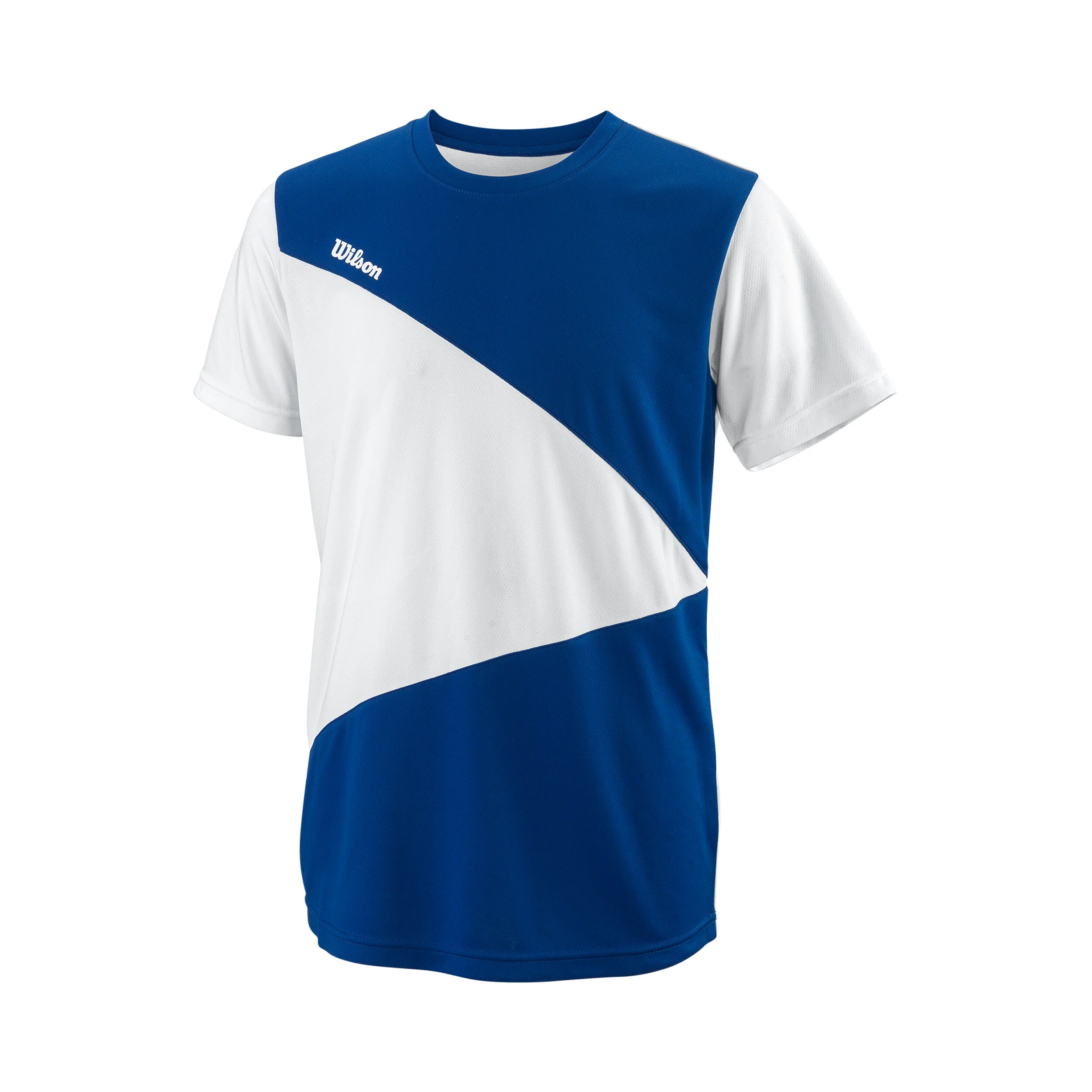 Team T-Shirt Jungen - Blau, Weiß