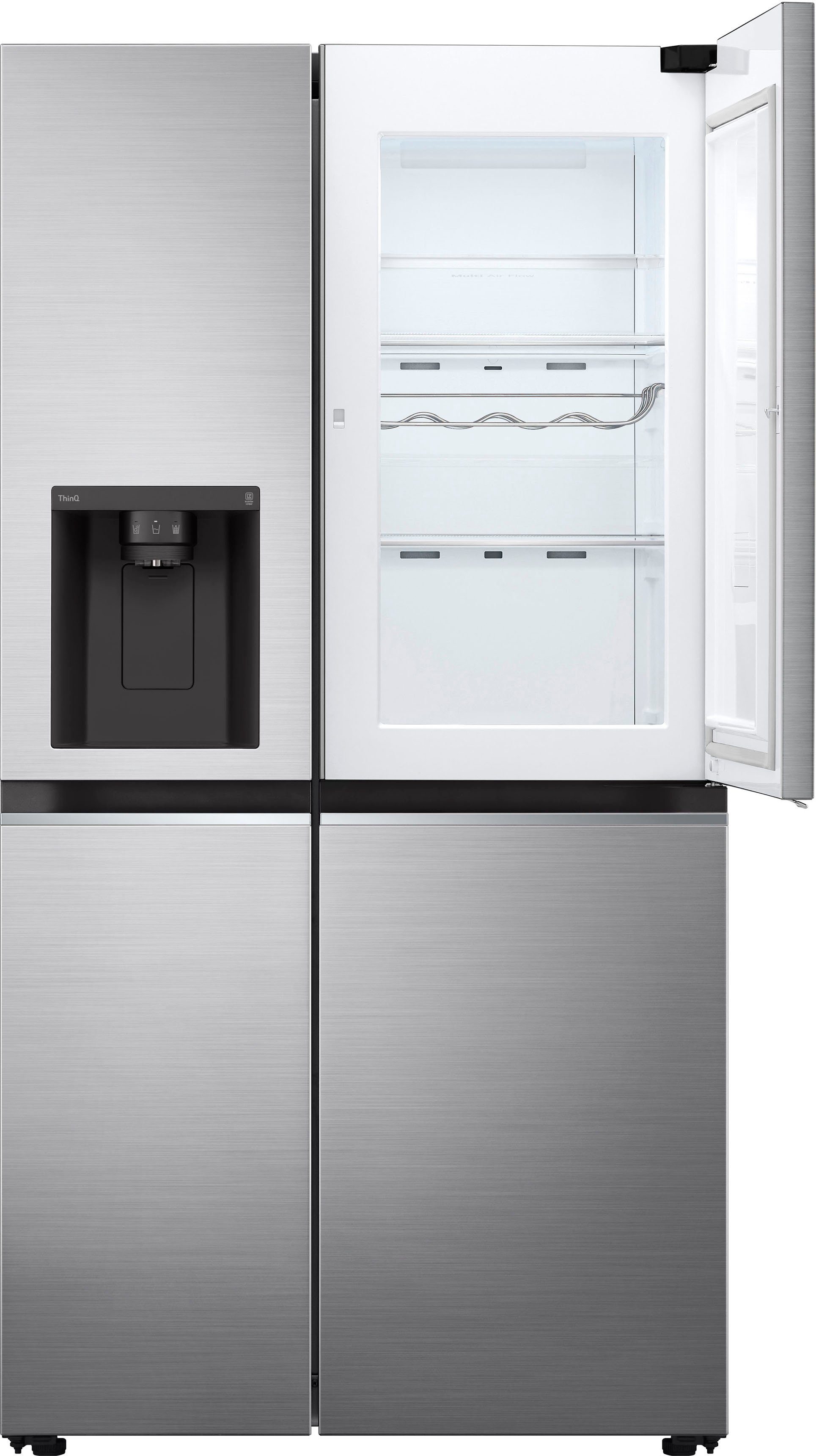 LG Side-by-Side GSJV71PZLE, 179 cm hoch, 91,3 cm breit, interner Wassertank - kein Festwasseranschuss nötig