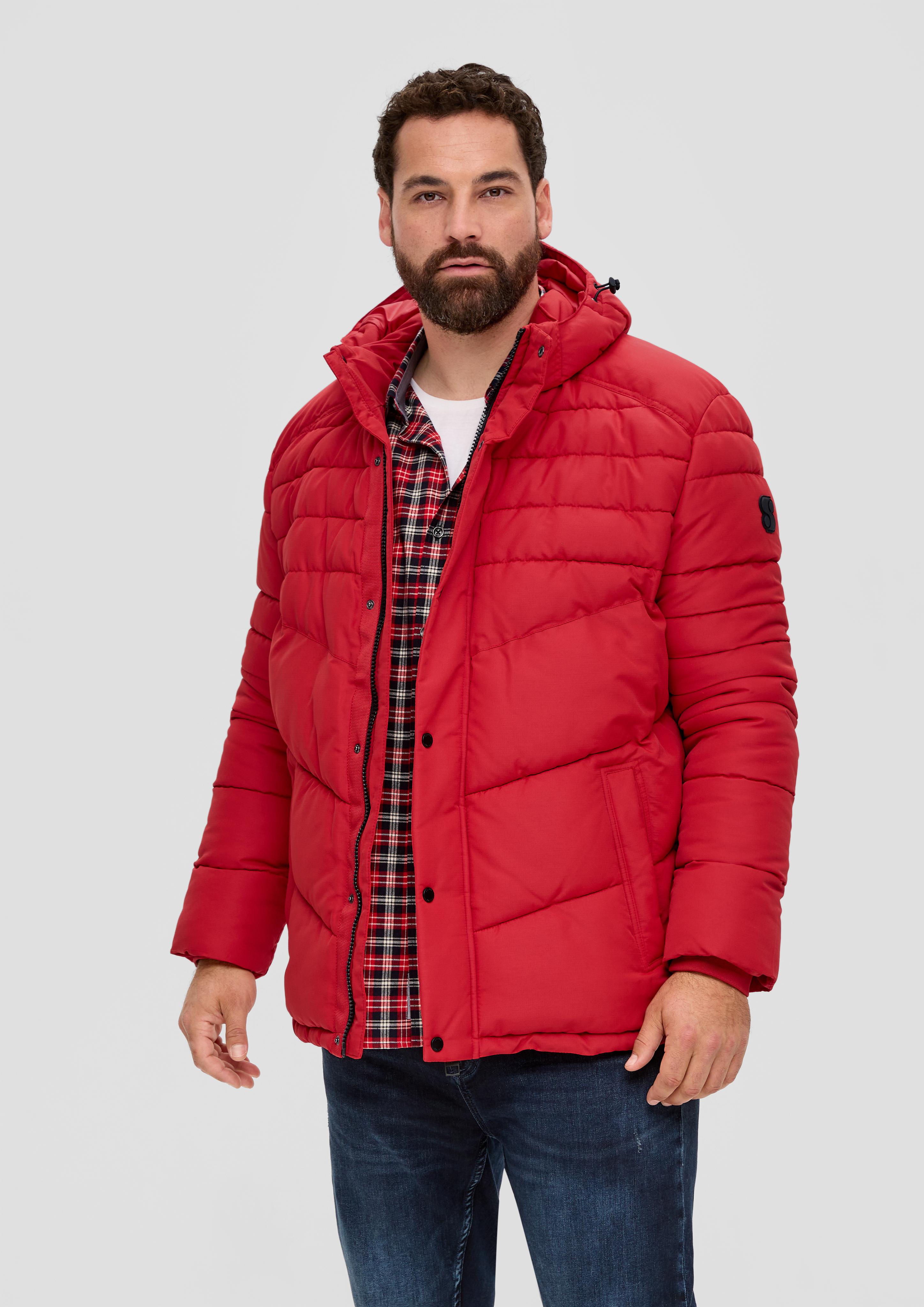 Sportive Steppjacke in strukturierter Qualität  2137154-3162