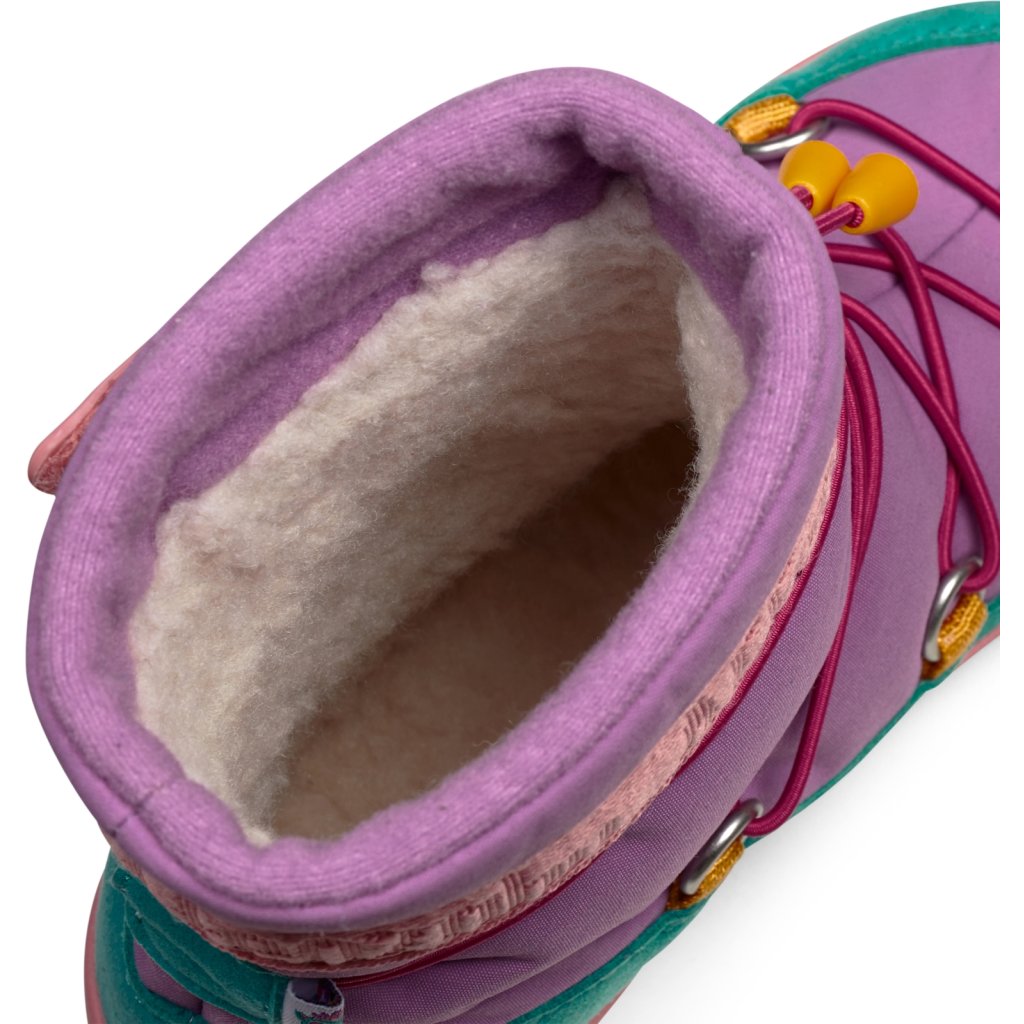Affenzahn Schneestiefel Vegan Snowy Eule Pink Winterbarfußschuhe