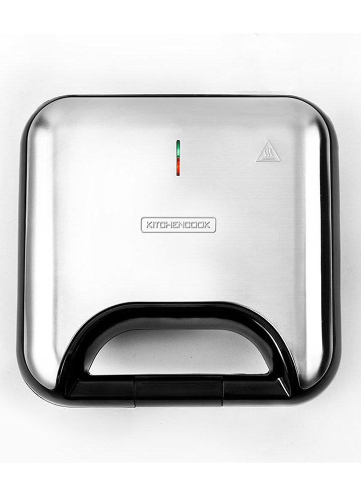 KITCHENCOOK Sandwichmaker in Silber/ Schwarz - (B)31 x (H)27,5 x (T)53 cm günstig kaufen onesize