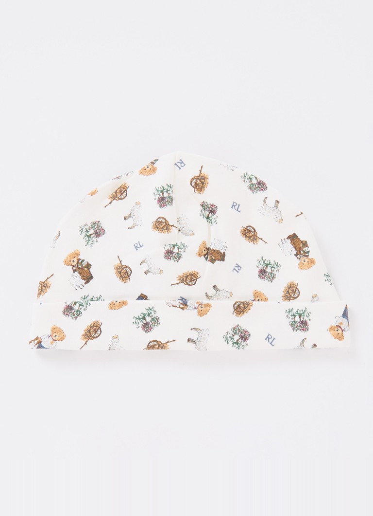 Ralph Lauren Boy Bear cotton hat