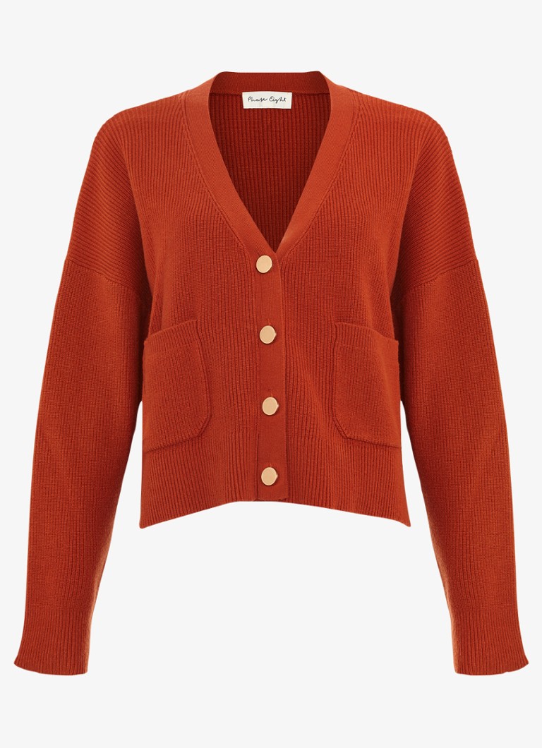 Cardigan subțire Anna de la Phase Eight, cu buzunare aplicate.
