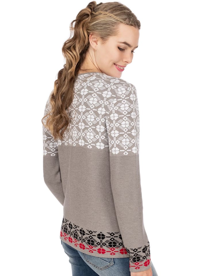 Almgwand Strickjacke EISNERALM in grau günstig kaufen