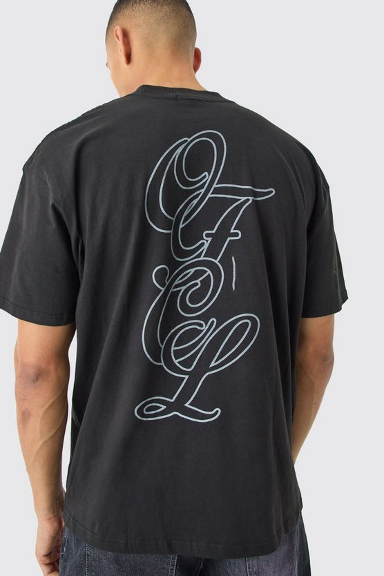 Oversize T-Shirt mit Official Print