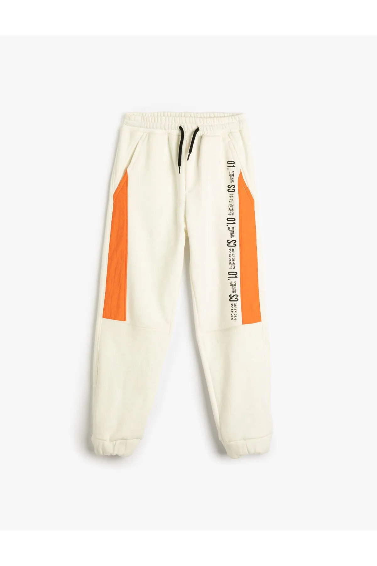Koton  Jogger-Jogginghose mit Tasche, gebundener Taille und Farbkontrast