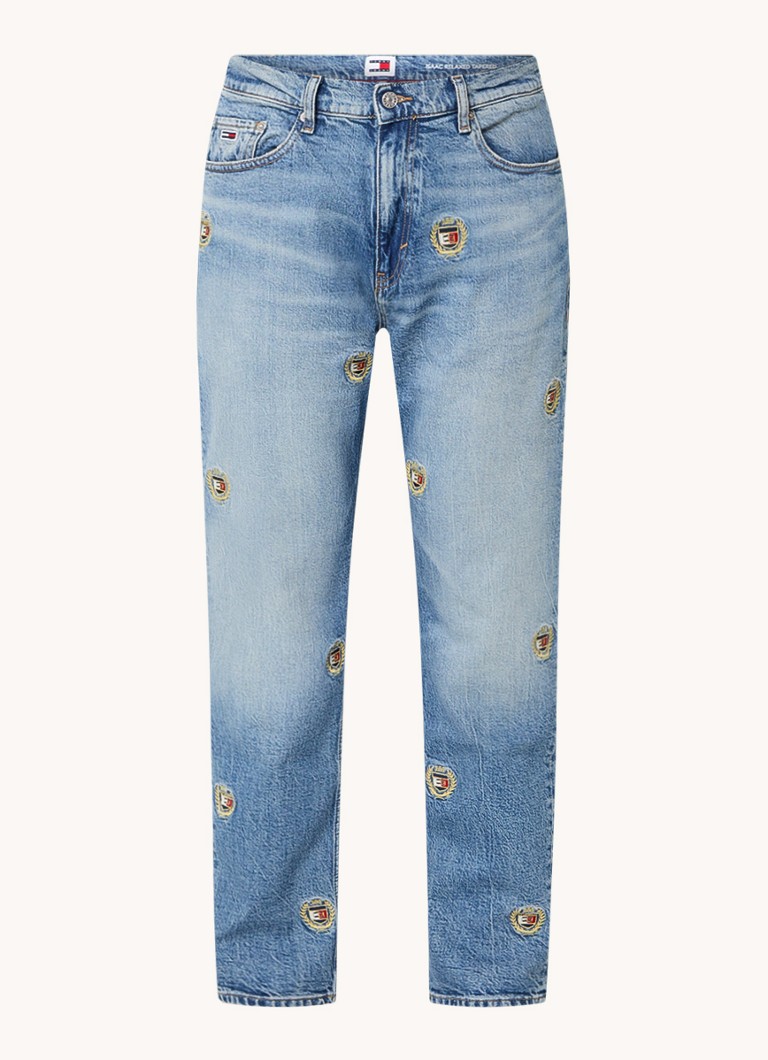 Zožene kavbojke Tommy Hilfiger Isaac z vezenim logotipom