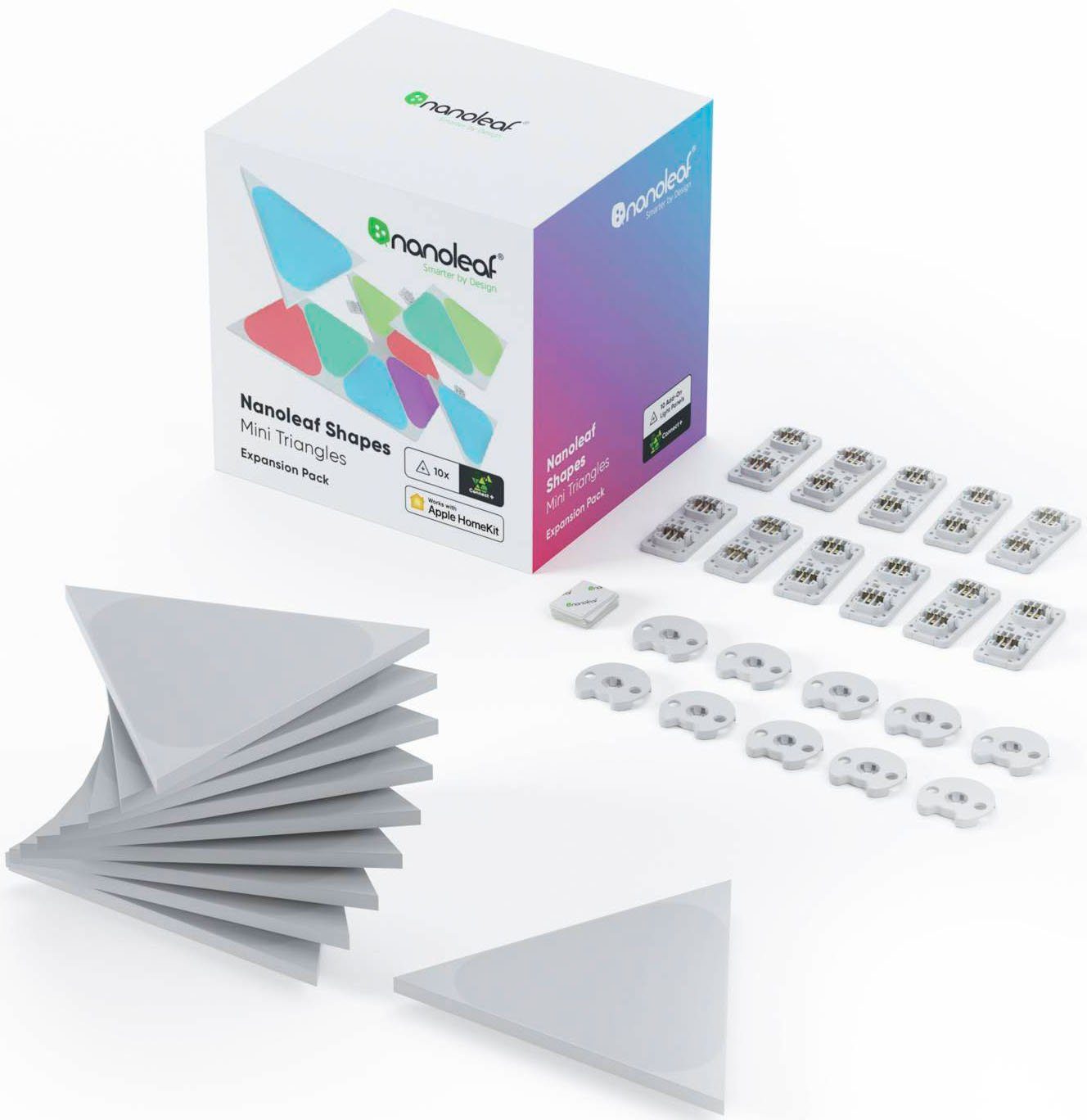 nanoleaf LED Panel Triangles, Dimmfunktion, LED fest integriert, Farbwechsler