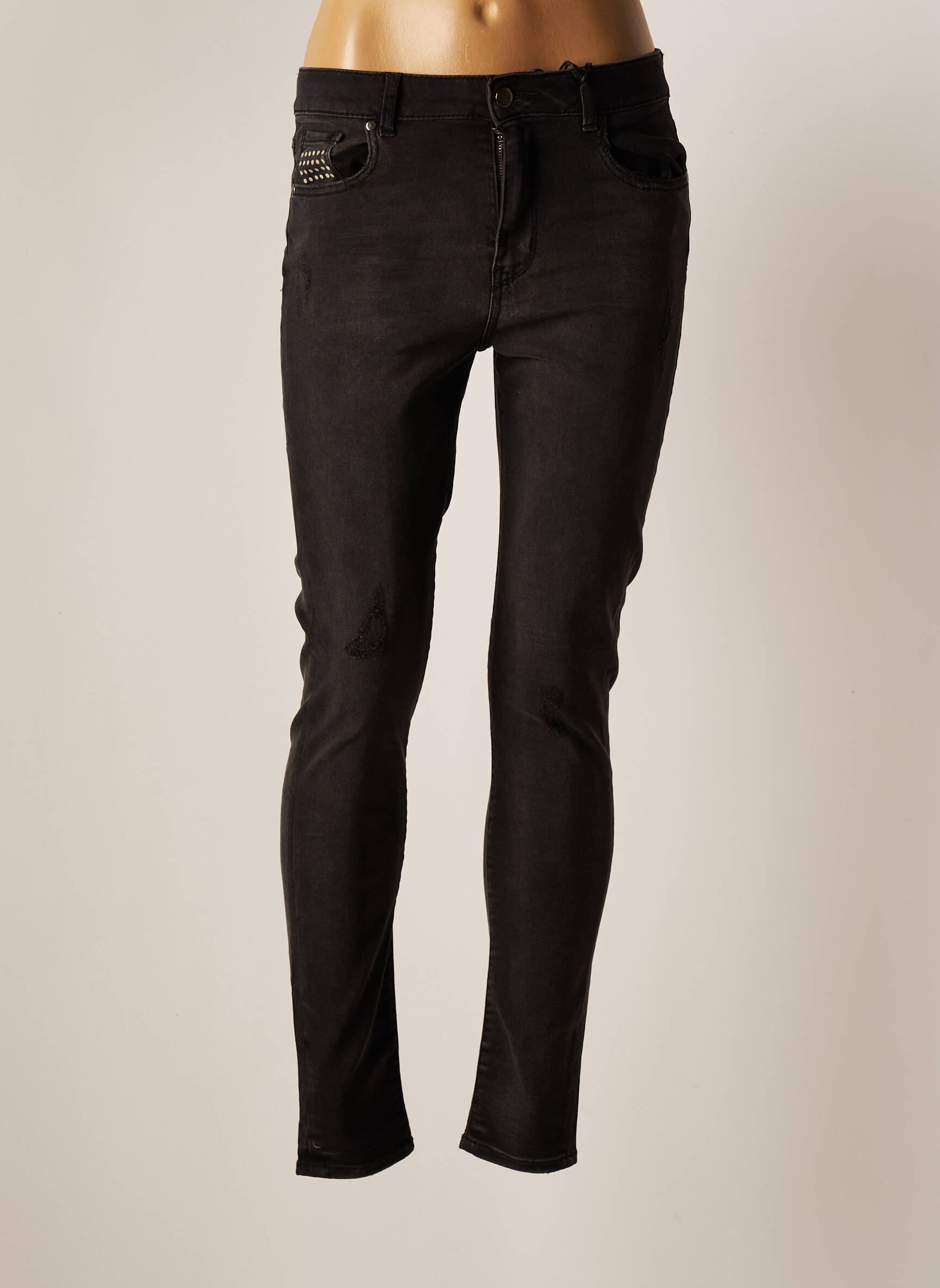 Unique Dnm Jeans Skinny Femme couleur noir