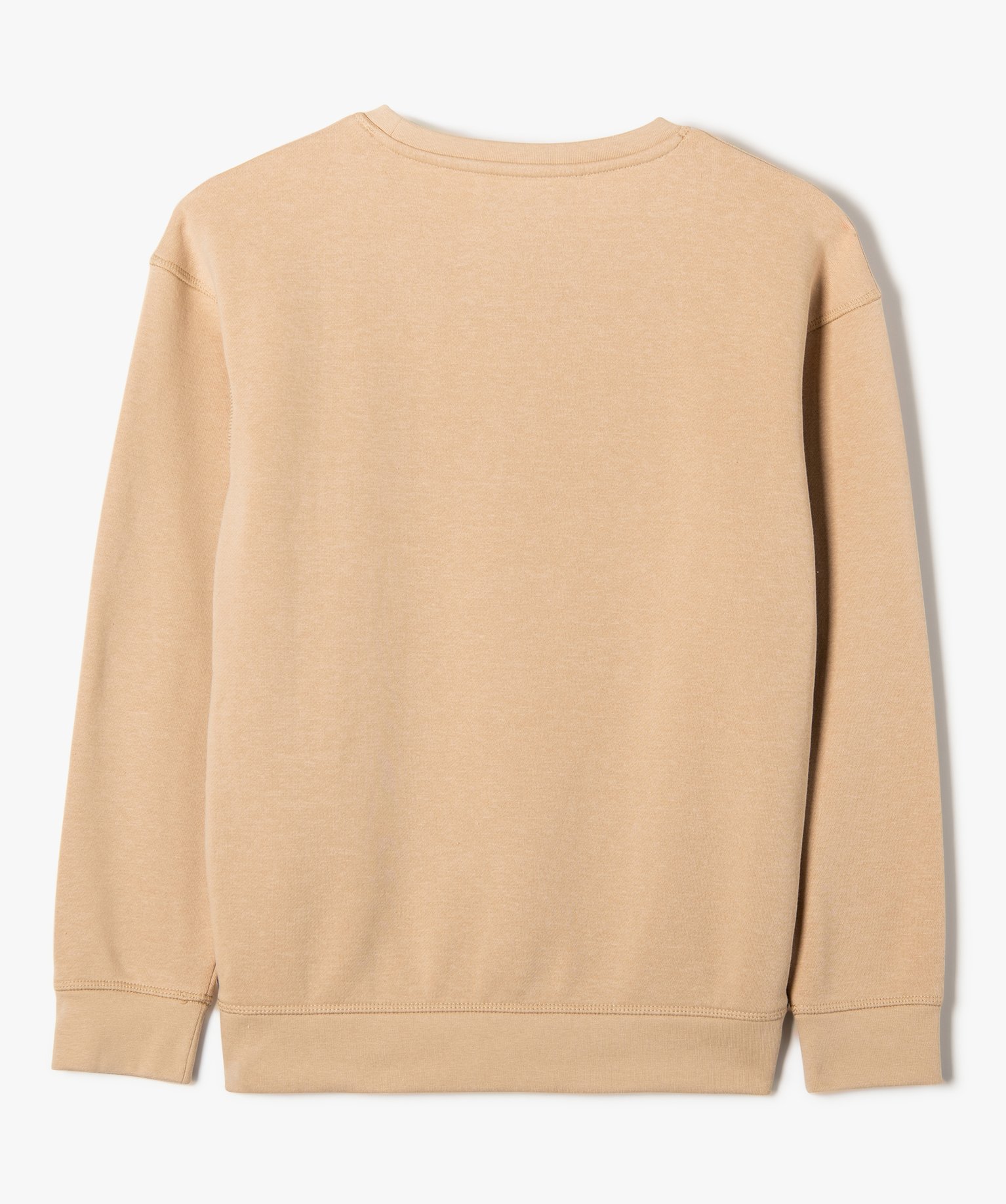 Sweat en molleton doux imprimé Garçon - Camps United beige | GEMO