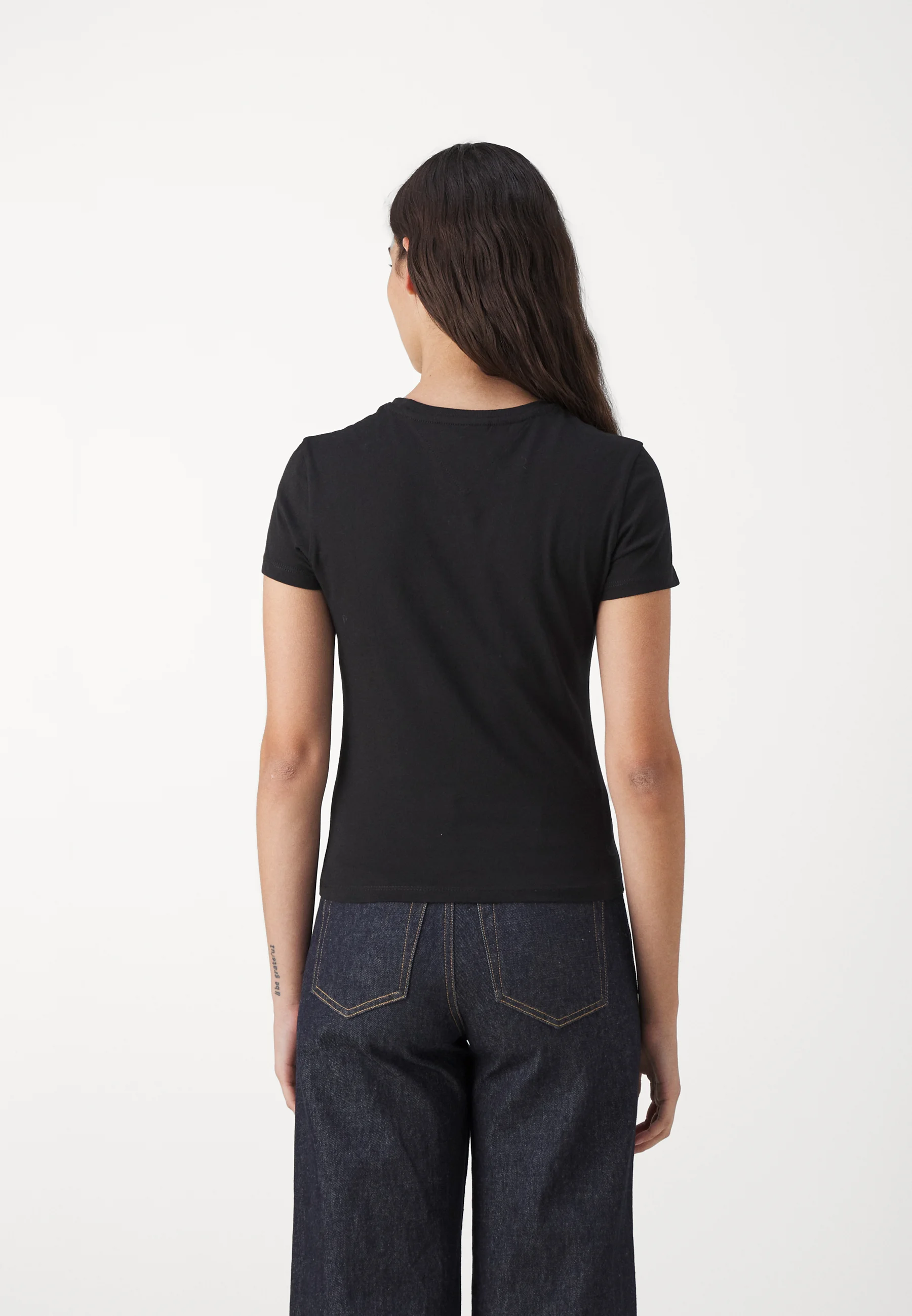 Tommy Jeans SLIM TONAL LINEAR TEE - Camiseta con estampado
