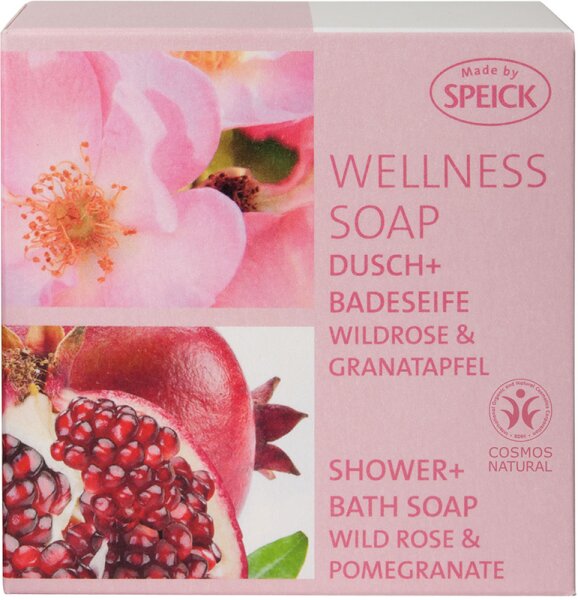 Speick Naturkosmetik Made by Speick Wellness Soap Wildrose & Granat Stückseife