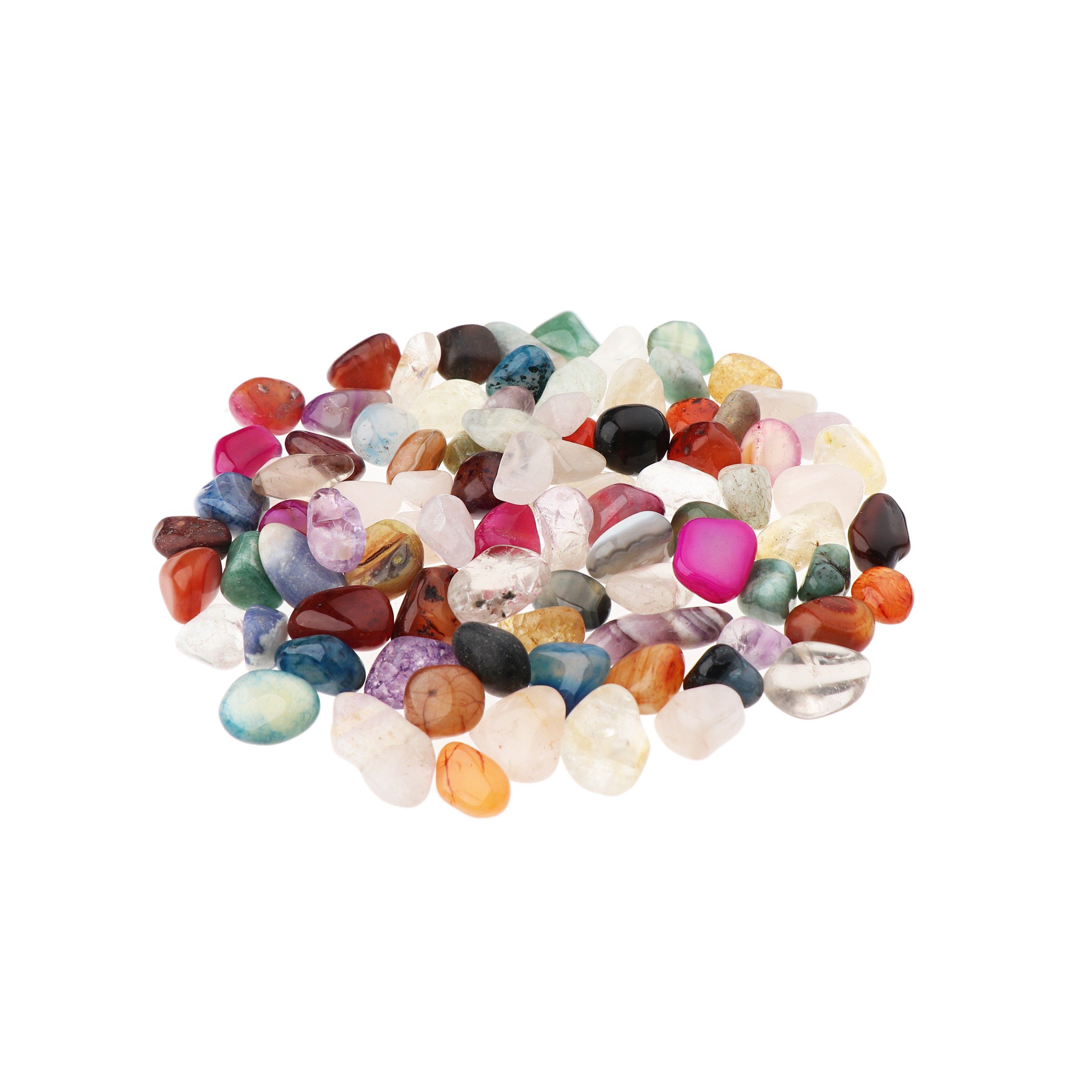 NKlaus Mineralstein 300g Trommelsteine Multi Mix 15 - 20 mm Heilsteine Edelsteine Schmuck