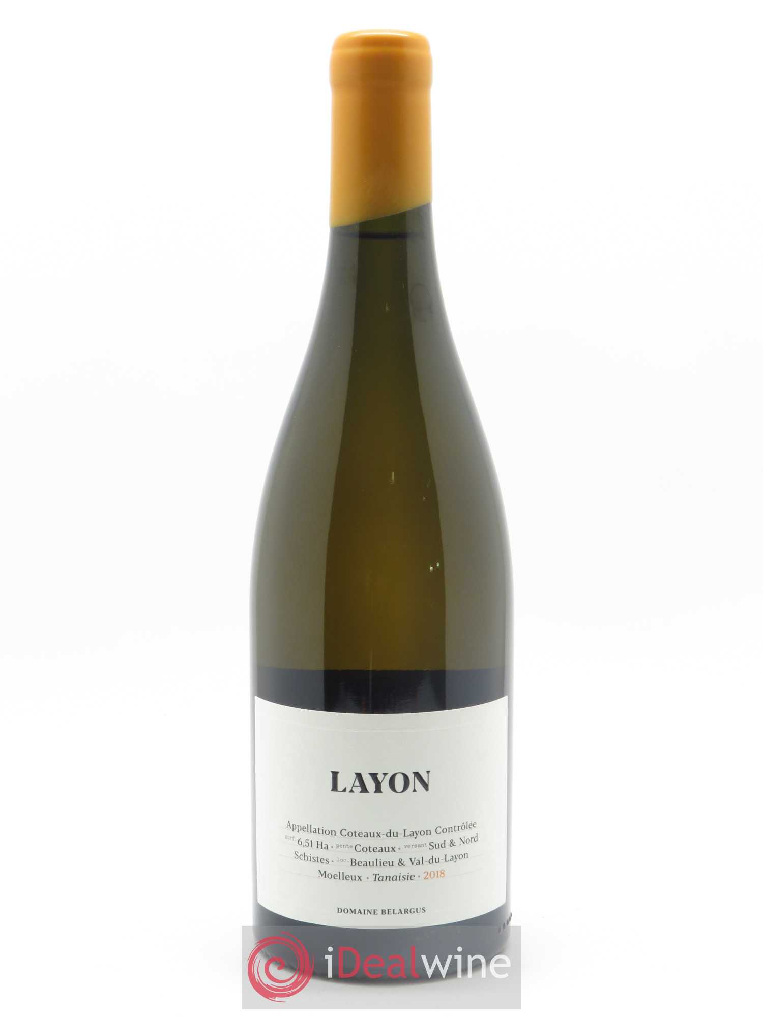 Coteaux du Layon Layon Belargus  2018 - Lot de 1 Bouteille