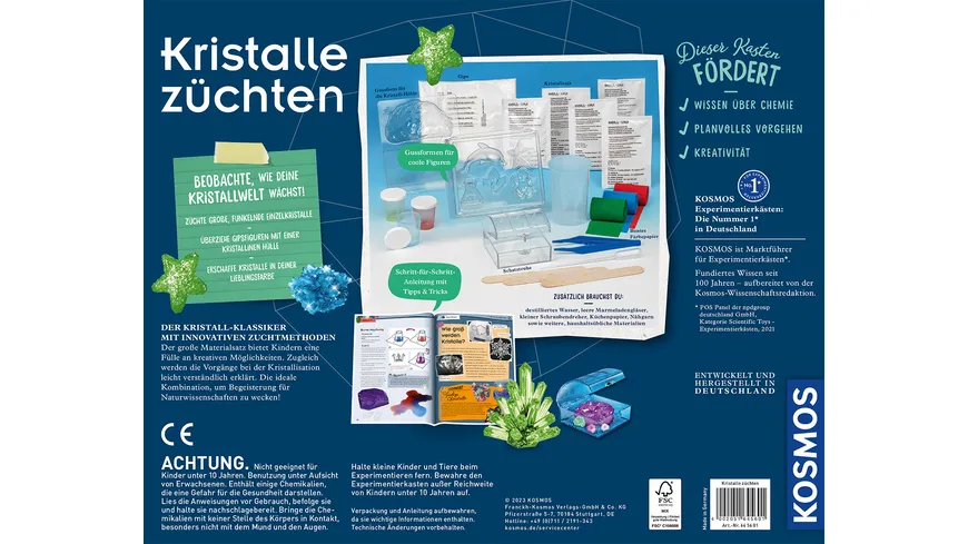 KOSMOS - Kristalle züchten Experimentierkasten