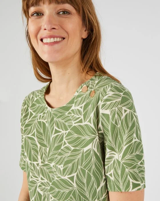 Tee-shirt en maille texturée