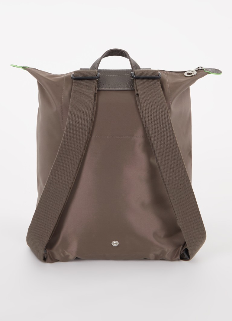 Longchamp Le Pliage Original ryggsekk M med skinndetaljer