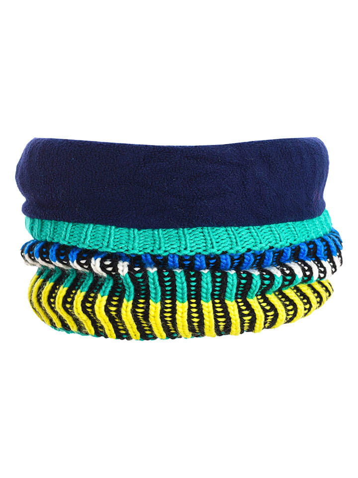 Buff Loop-Schal in Blau/ Gelb/ Grün - (L)29 x (B)28 cm günstig kaufen onesize