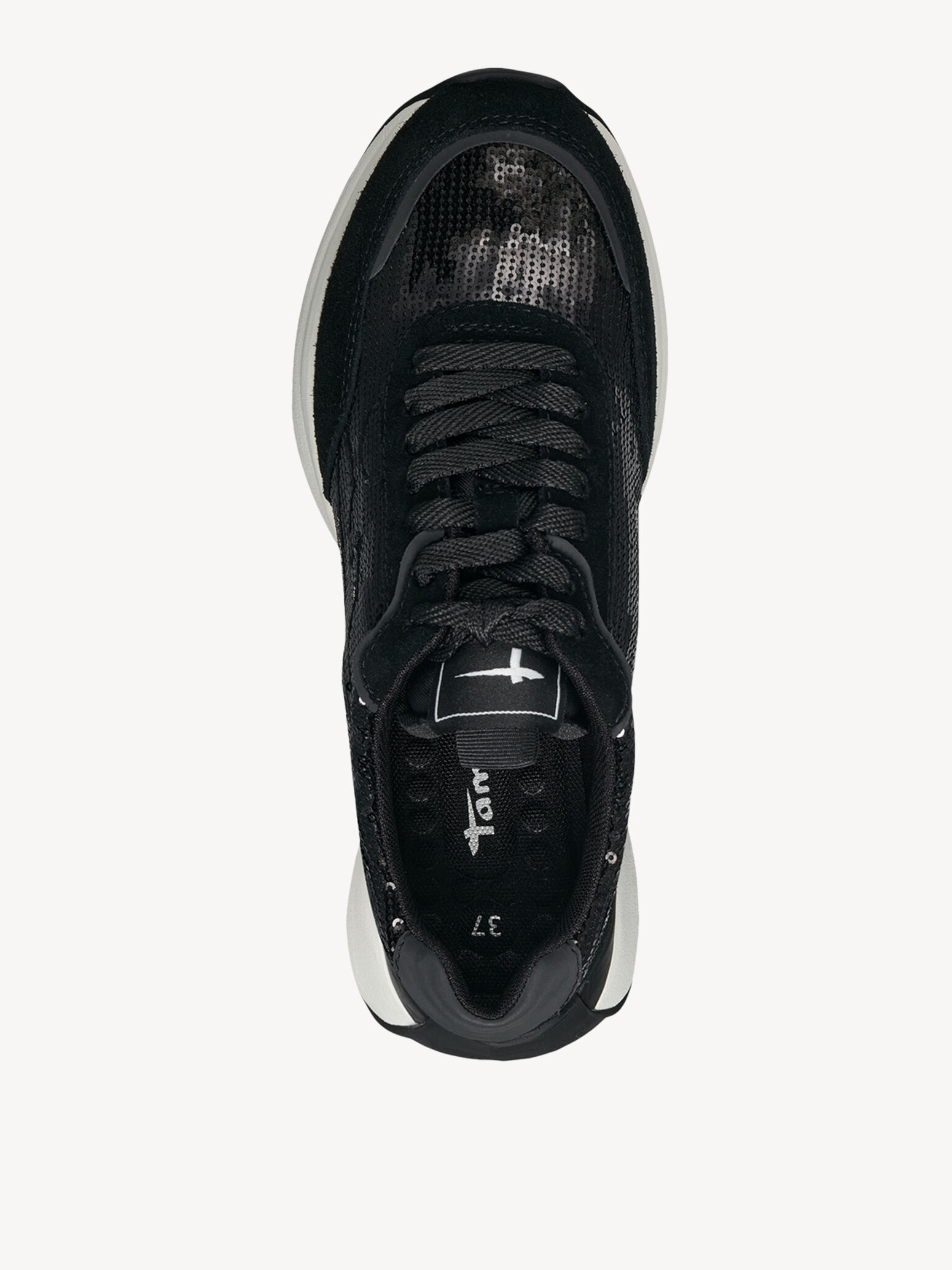 Basket en cuir - noir
