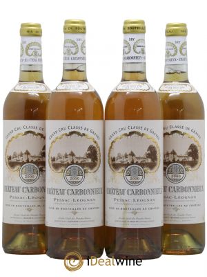 Château Carbonnieux Cru Classé de Graves  2000 - Lot de 4 Bouteilles