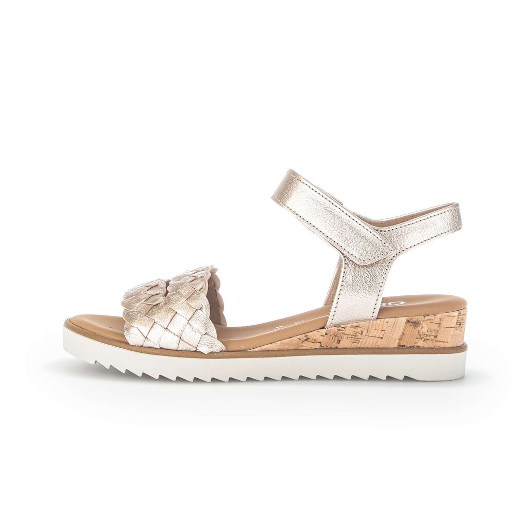 Gabor comfort Keilsandalette gold