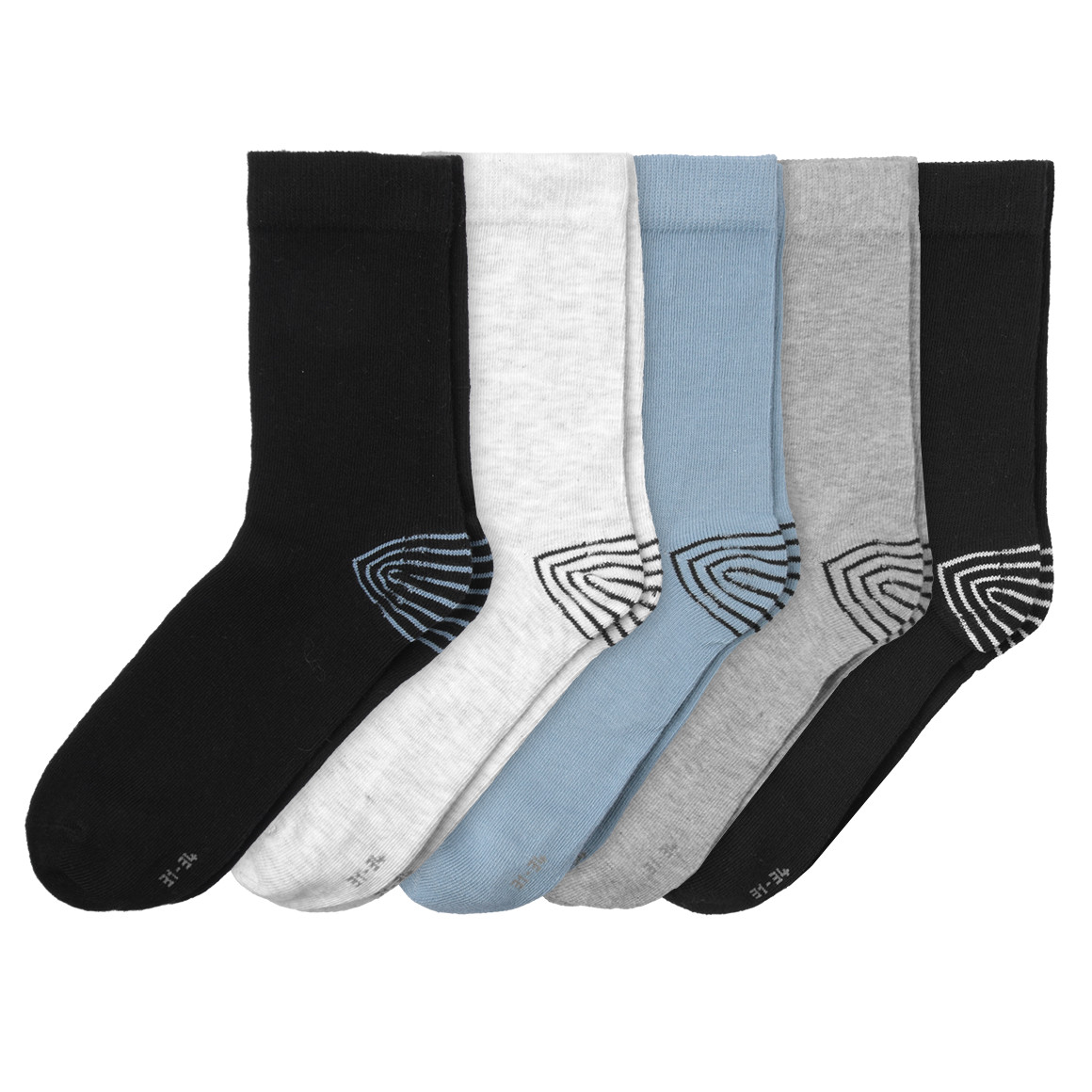 5 Paar Jungen Socken in verschiedenen Farben