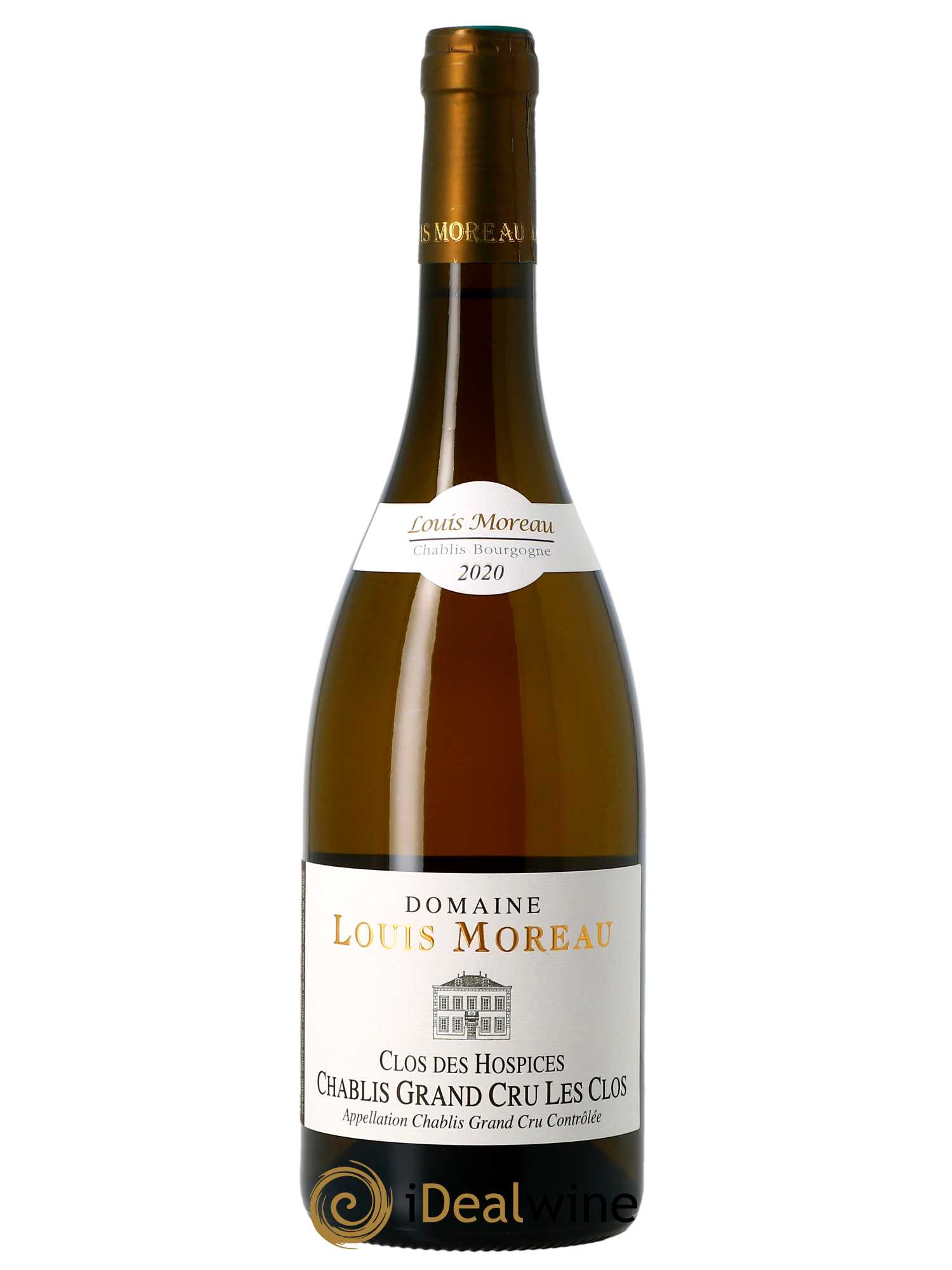 Chablis Grand Cru Clos des Hospices Les Clos Louis Moreau  2020 - Lot de 1 Bouteille