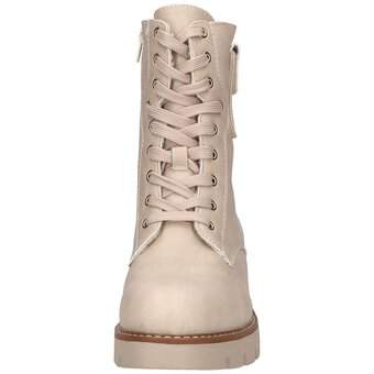Via della Rosa Schnür Boots in beige