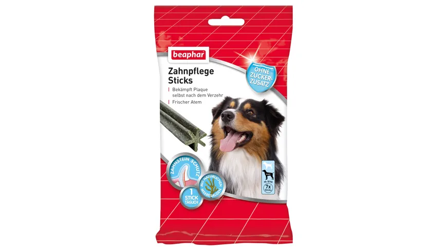 beaphar Hundesnack Zahnpflege Sticks 7 St./182g 182 g