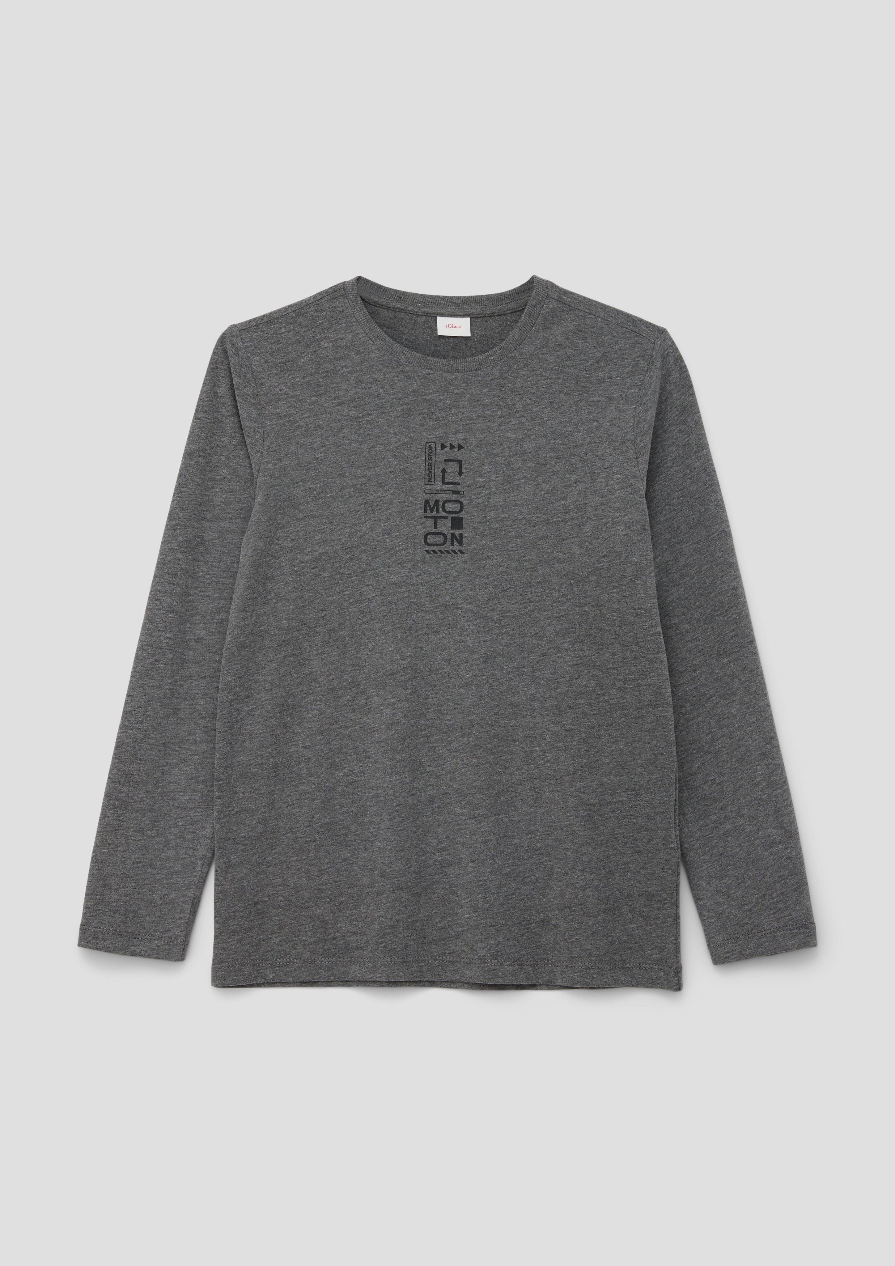 Longsleeve mit Frontprint  2134040-9730