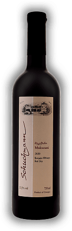 Schuchmann, Mukuzani, trocken, 2020, Kakheti  Schuchmann, Mukuzani, trocken, 2020, Kakheti   Jahrgang 2020 - 0,75	 Liter - Vol 13,5%