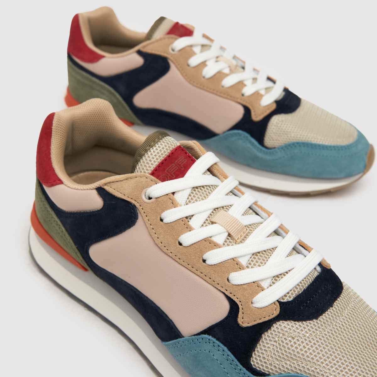HOFF City Tokyo – Vitt flerfärgade sneakers